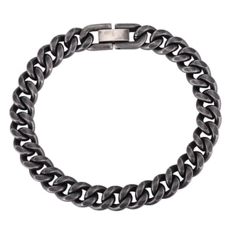 ChainsProMax Men Rope Chain Bracelet, 3mm Width, 21CM, 316L