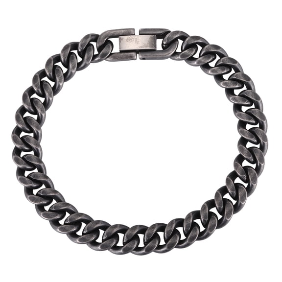 VNOX Gold Stainless Steel Cuban Link Bracelet for Men, 8mm Chain Bracelet Gift for Anniversary