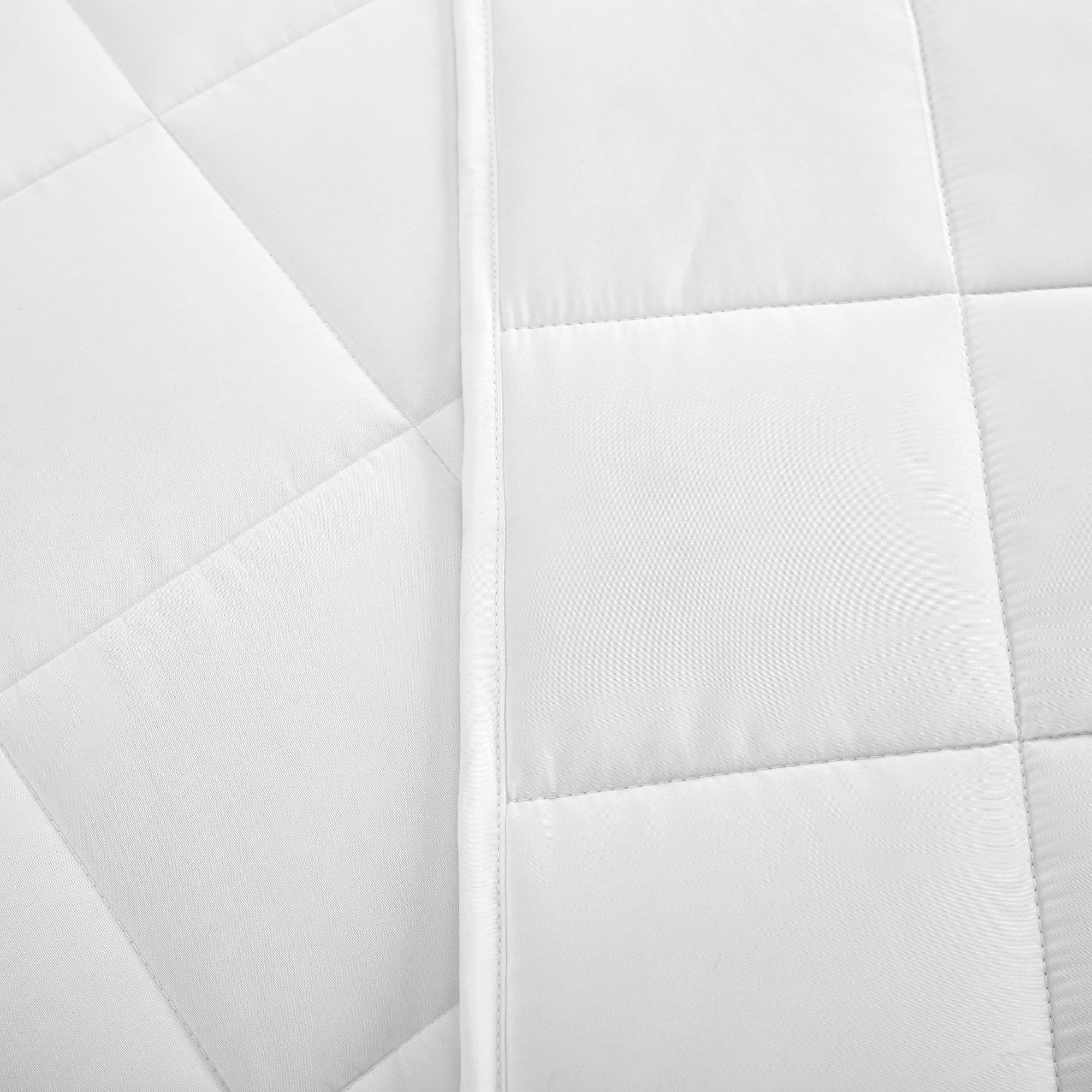 Well Being 12lbSoft Weighted Blanket, Full, White