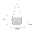 thumbnail image 3 of Clear Bags Lightweight Water Repellent Crossbody Messenger Bag, Sleek Minimalist Transparent Tote Easy Maintenance For City & Seaside Daily Use, 3 of 9