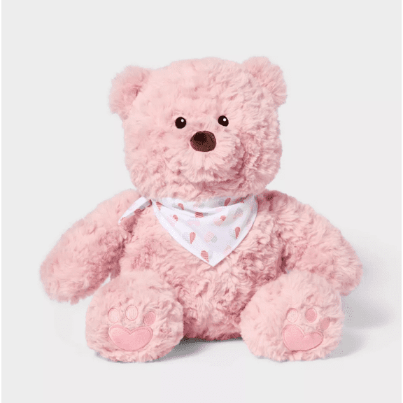 12'' Bear Pink Stuffed Animal