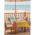 thumbnail image 6 of Outdoor Tablecloth with Umbrella Hole, Teal Yellow Waterproof Outdoor Table Cover, Orange Oil Painting Modern Abstract Geometric Patio Tablecloths for Party Picnic Camping, Rectangle 52"x70", 6 of 9