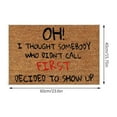 thumbnail image 2 of Funny Welcome Doormat for Front Door - Non-Slip Indoor Outdoor Rug with Washable Design for Porch, Patio, and Entryway, 2 of 7