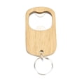 thumbnail image 2 of Puntoco Liquidación de artículos de cocina Abridor de botellas de cerveza de madera con clip de acero inoxidable, portátil e innovador para uso doméstico, llavero con cuerda para colgar y abridor, 2 of 5