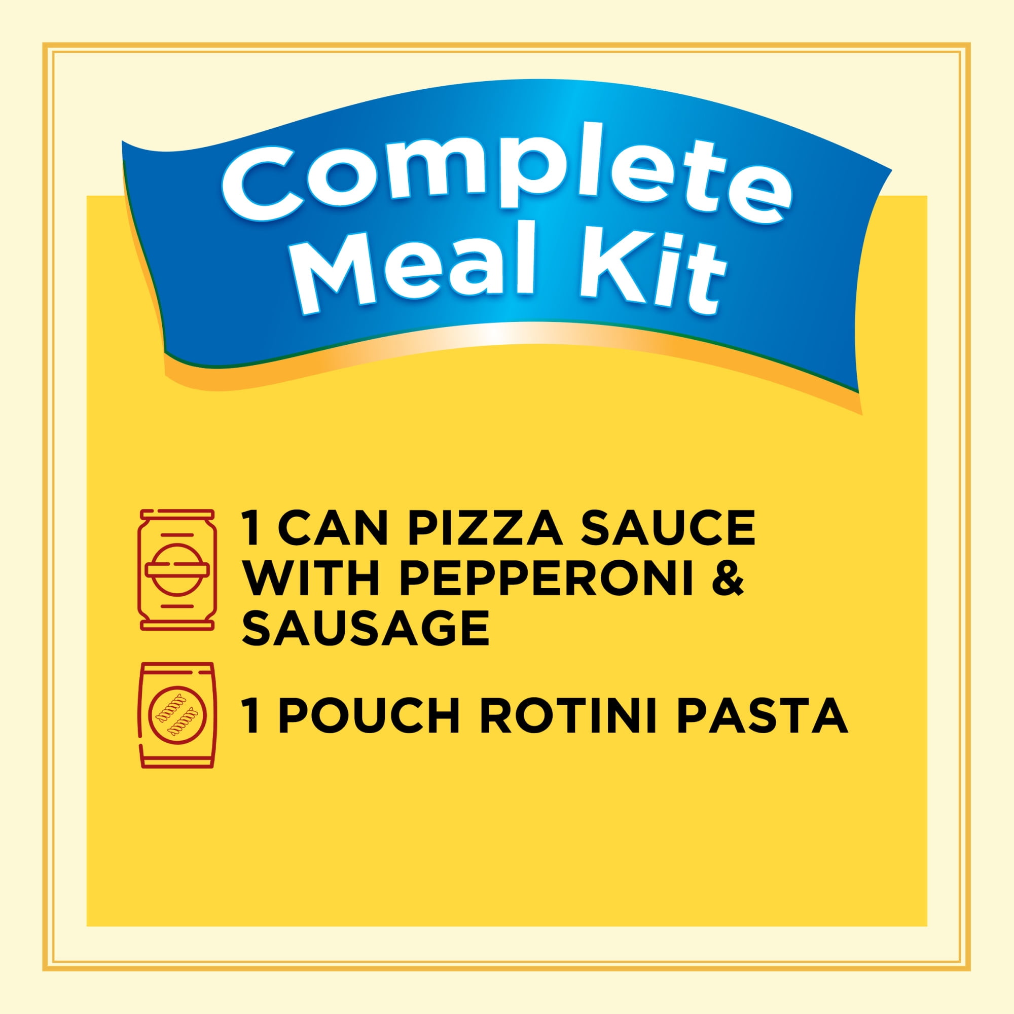 Banquet Homestyle Bakes Pizza Pasta, Meal Kit, 27.5 oz.