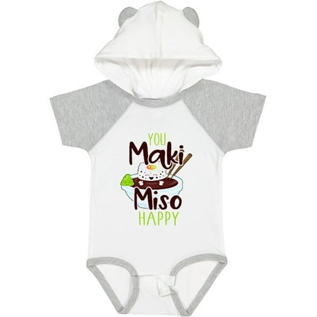 

Inktastic Sushi You Maki Miso Happy Gift Baby Boy or Baby Girl Bodysuit