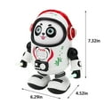 thumbnail image 3 of Juguetes para piscina, juguetes para bebés, juguetes para niños pequeños, robot bailarín, panda espacial que camina con luces y música, regalos para niños y niñas, 3 of 8