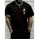 thumbnail image 1 of Poker A Print, Men's Niche Crew Neck Tees, Casual Comfy T-shirts For Men, Clothing Tops For Summer, Casual Sporty Tee, Comfy Tee, 1 of 4