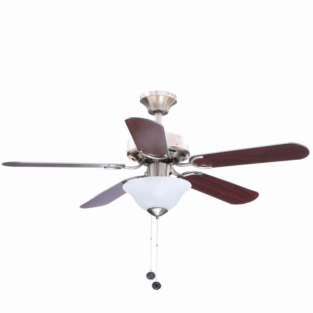Westinghouse 7877365 42" Brushed Nickel Five Blade Ceiling Fan