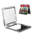 thumbnail image 1 of Zufioo Roblox Miroir de Maquillage Portable de Poche, Miroir de Beauté Pliable Grossissant Adapté pour Portefeuille Sac à Main pour Femmes-Carré, 1 of 9