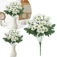 thumbnail image 2 of Artificial Daisies Flowers, Artificial Daisy Flowers, UV Resistant Outdoor Fake Wildflowers with Stems Faux, Greenery Shrubs Plants Arrangements for Wedding Decoration Home Garden Decoration, 1 Pcs, 2 of 9