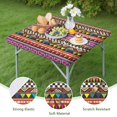 thumbnail image 4 of Decorative Bohemian Flowers Design Table Cover with Stretch Fit, 4 of 6