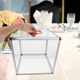 thumbnail image 4 of Shisuyan Large Clear Acrylic Donation Box Suggestion Box With Slot Voting Raffle Ticket Case For Events And Parties Compact And Visible Winner, 4 of 8