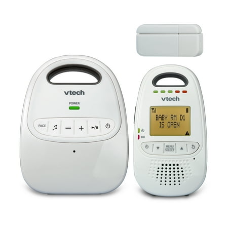 VTech DM251-102, DECT 6.0 Digital Audio Baby Monitor with Open/Closed Sensor, 1 Parent Unit,