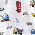 thumbnail image 4 of CAUYDY Summer Outfit for Toddler Girls 4T 5T 6T 7T Kids Two Piece Short Sleeve Top Elastic Waist Shorts Set 1T 2T 3T Baby Girl Spring Summer Pajamas 2Pcs Set (Sizes 5-6 Years,D1-Blue), 4 of 4