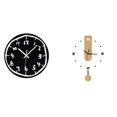 thumbnail image 1 of Reloj de pared acrílico decorativo moderno y silencioso, minimalista, con números , para colgar en interiores, cocinas y oficinas., 1 of 8