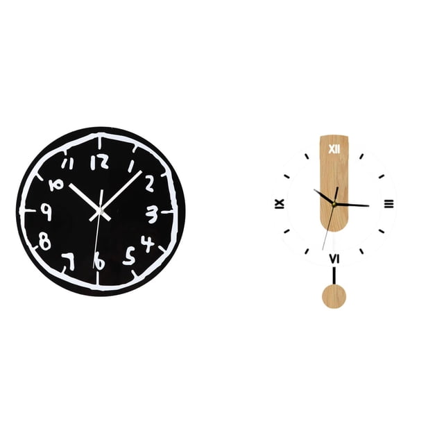 Reloj de pared acrílico decorativo moderno y silencioso, minimalista, con números , para colgar en interiores, cocinas y oficinas.