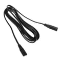 thumbnail image 4 of Iec 320 2 pines C7 hembra a C8 macho figura 8 cable de extensión adaptador de corriente 5m Feliz Sencillez, 4 of 5