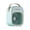 A, variant on Portable USB Rechargeable Mini Desk Fan with Convenient Handle, Compact Personal Cooling Fan in Mint Green & Blue, Perfect for Home, Bedroom, Office, Dormitory and Study Daily Use (Blue)