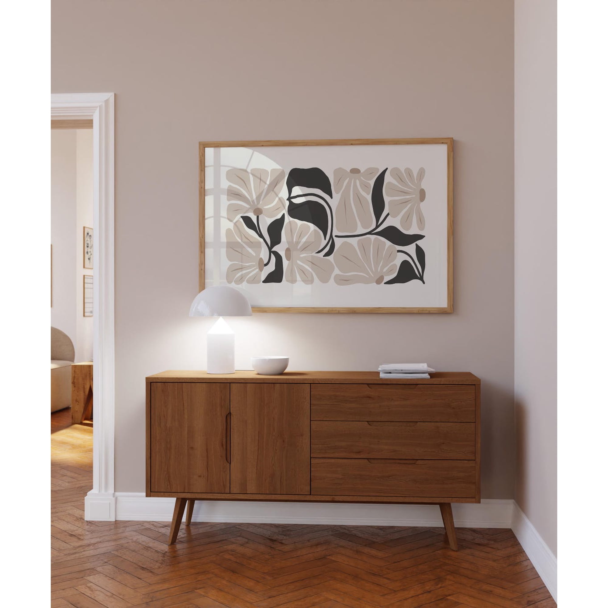 Japandi Neutral Minimalist Poster  Modern Living Room  Office And Gallery Wall Decor