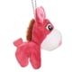 thumbnail image 4 of Cute Little Donkey Keychain Pendant Cartoon Plush Doll Toy Hanging Ornament, 4 of 5
