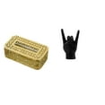 thumbnail image 1 of Caja De Pañuelos, Soporte Para Papel Higiénico, Soporte Para Papel De Seda, Funda Para Caja De Pañuelos, Soporte Para Pañuelos Faciales, Estatua Con Gesto De Mano De Roca, Artesanías Con, 1 of 7