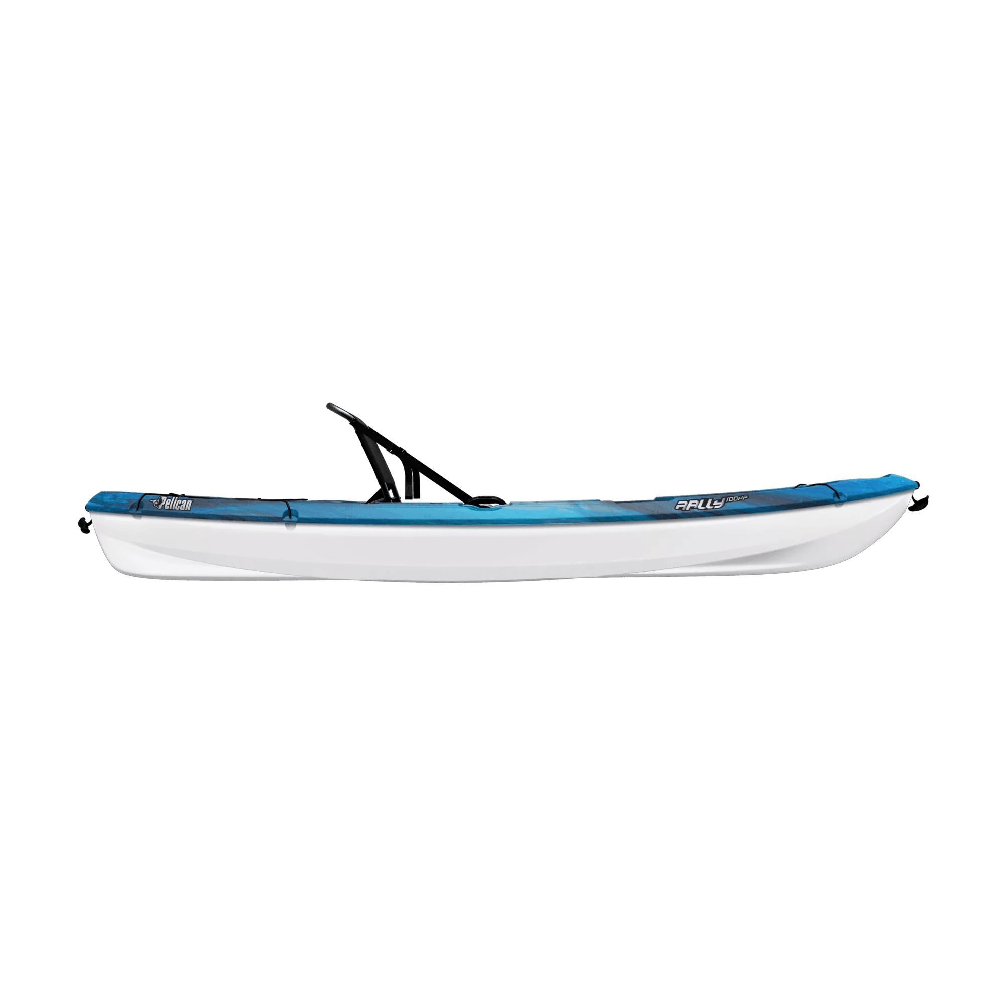 (2 pack) Pelican - Rally 100XP - Sit-on-Top Angler Fishing Kayak -  One person -10 ft - Neptune/White