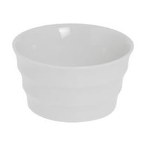 BIA Cordon Bleu 12 oz Round White Ceramic Stockholm Ramekin - 4 1/2"Dia x 2 1/2"D