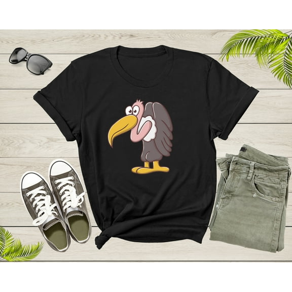 Funny Vulture Bird Animal Standing Wildlife Nature Animal T-Shirt Vulture Lover Gift T Shirt for Men Women Kids Boys Girls Graphic Tshirt