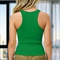 thumbnail image 6 of Lullu Girls Athletic Racerback Tank Top Casual Solid Crewneck Sleeveless Shirt, Sizes 4-14, 6 of 8