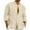 Beige, variant on Kaemgyyd Men's Shirts Casual Button down Solid Color Jacket Coat Winter Fashion Long Sleeve Outwear Tops with Pockets