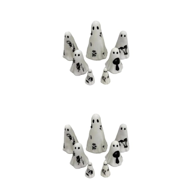 Yuarrent Conjunto de esculturas de decoración del hogar de Halloween - Regalo para fiestas temáticas Conjunto de esculturas de miedo Type2 NO2