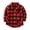 Red, variant on Toddler Baby Boy Christmas Red Long Sleeve Button Down Plaid Flannel Shirt,18-24 Months
