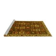 thumbnail image 2 of Ahgly Company Machine Washable Indoor Rectangle Persian Yellow Traditional Area Rugs, 4' x 6', 2 of 4