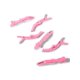 thumbnail image 1 of Pinzas para el cabello seccionables - Pinzas para el cabello de cocodrilo con dientes anchos y doble bisagra para todas las longitudes y tipos de cabello - Rosa (paquete de 6), 1 of 4