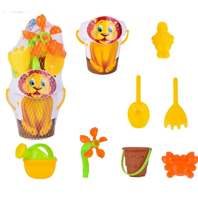 TOY Life Beach Toys For Toddlers Kids Sand Toys Includes Beach Bucket Dump Truck Toy Sand Shovel Rake Sand Toys Sand Bucket And Shovel For Kids Sandbox Toys With B