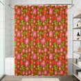 thumbnail image 2 of 72x72 Inch Fabric Shower Curtain Waterproof Polyester, Daisy Floral Print, 2 of 6