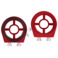 thumbnail image 4 of Aluminum Alloy Universal Oil Filter Temperature Cooler Gauge Sandwich Plate Adapter Kit, 4 of 8