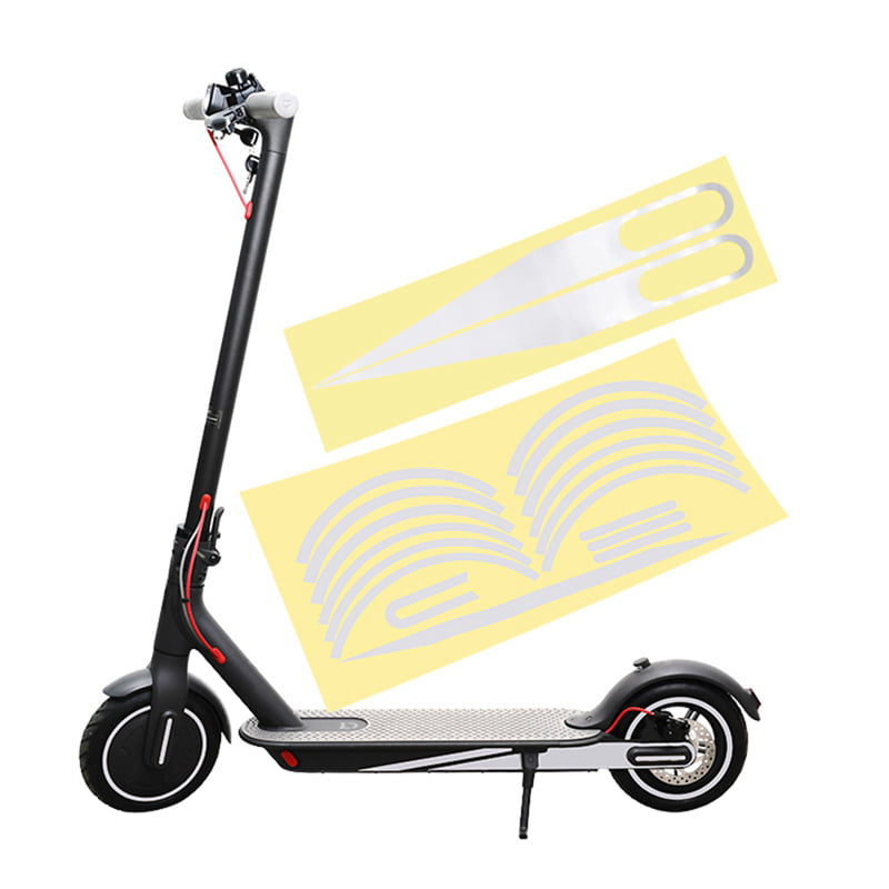 1 paire scooter moto protection autocollant imperméable à l'eau scooter  électrique roue avant autocollant film de couverture pour Xiaomi Scoote 1s  / m365 / pro