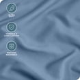 thumbnail image 5 of Bare Home Pillowcase Set - Envelope Closure - Premium 1800 Collection - Double Brushed - Ultra Soft - Standard Size, Coronet Blue, 2 Count, 5 of 8