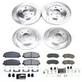 thumbnail image 3 of PowerStop Front and Rear Z23 Evolution Sport Carbon-Fiber Ceramic Brake Pad and Drilled & Slotted Rotor Kit Fits: NISSAN Select Models K7866, 3 of 10