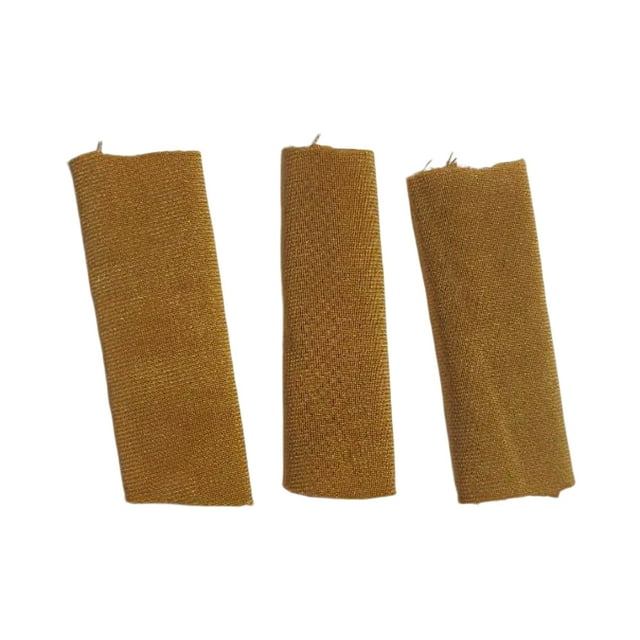 QualitChoice Pack de 3 Mouches de Pêche de Décapage Gardes Doigts Gants Eau Douce Lac d'Eau Salée Rivière Protection Manches Accessoires Brun Clair 1Set