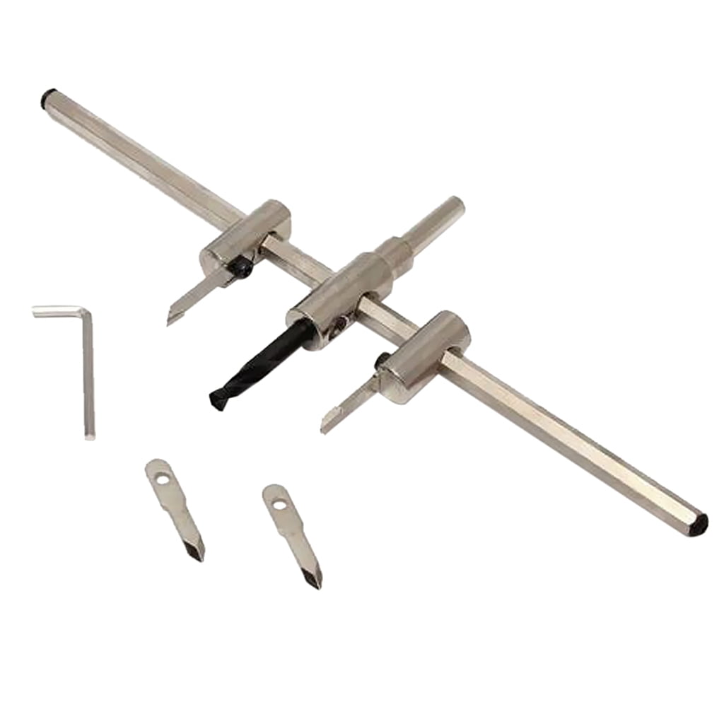 Adjustable Circle Hole Cutter Set with Wood Drill Bit Tools for
