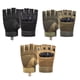 thumbnail image 3 of Greeniant 1 par de guantes de medio dedo para montañismo, caza, levantamiento de pesas, guantes acolchados transpirables sin dedos, equipo para deportes Verde XL Greeniant OD027055-06, 3 of 6