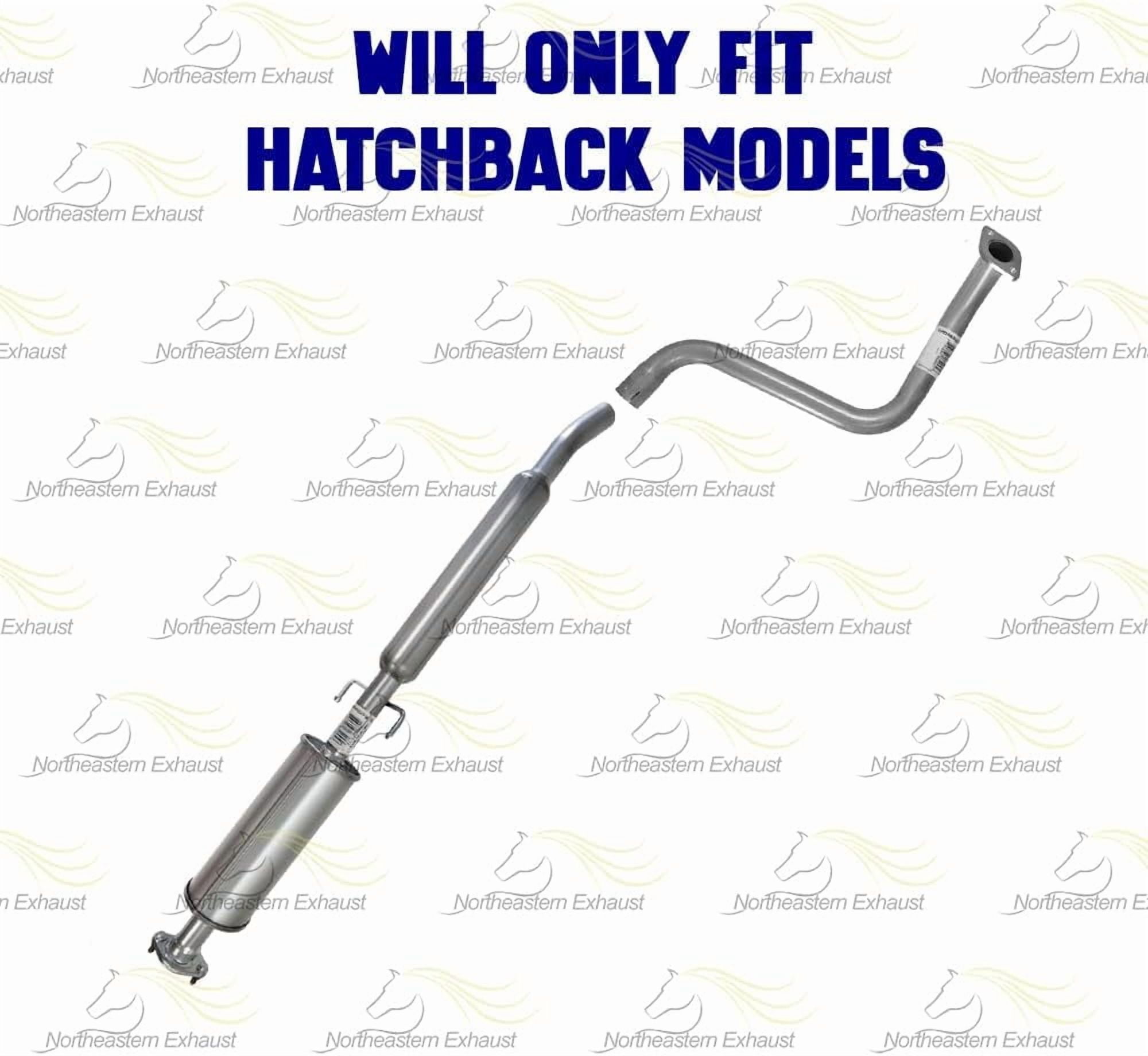 Northeastern Exhaust Stainless Steel Resonator & Muffler Fits 2004–2006 Chevrolet Aveo 1.6L & 2007–2011 Aveo5 1.6L (Hatchback Only) – Direct Fit