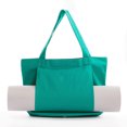 thumbnail image 1 of Nvzi Bolsa básica de lona para esterilla de yoga y pilates con bolsillo para transportarla (verde), 1 of 5
