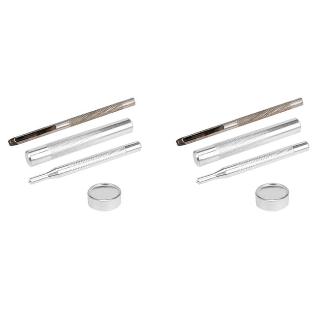8PCS 831 Type Metal Snap Fasteners Press Studs Button Installation Tools Hand Punch Tool Set DIY Materials Accessories