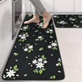 thumbnail image 2 of Kitchen Rugs Sets Of 2,Pioneer Flower Floral Print Pattern Anti Fatigue Kitchen Mat Rugs Non Slip Washable,Decorative Kitchen Floor Mats for Kitchen,Sink,Laundry,17"x47"+17"x47", 2 of 5