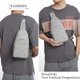 thumbnail image 2 of FSD.WG Bolso Cruzado Multifuncional para Hombre, Bolso Cruzado Resistente Al Agua para Viajes y Uso Diario, 2 of 5