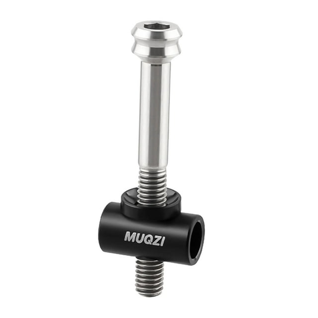 Tornillo para tija de sillín de bicicleta, portátil, reparación portátil, perno fijo para tija de sillín de bicicleta Plata M5x40MM